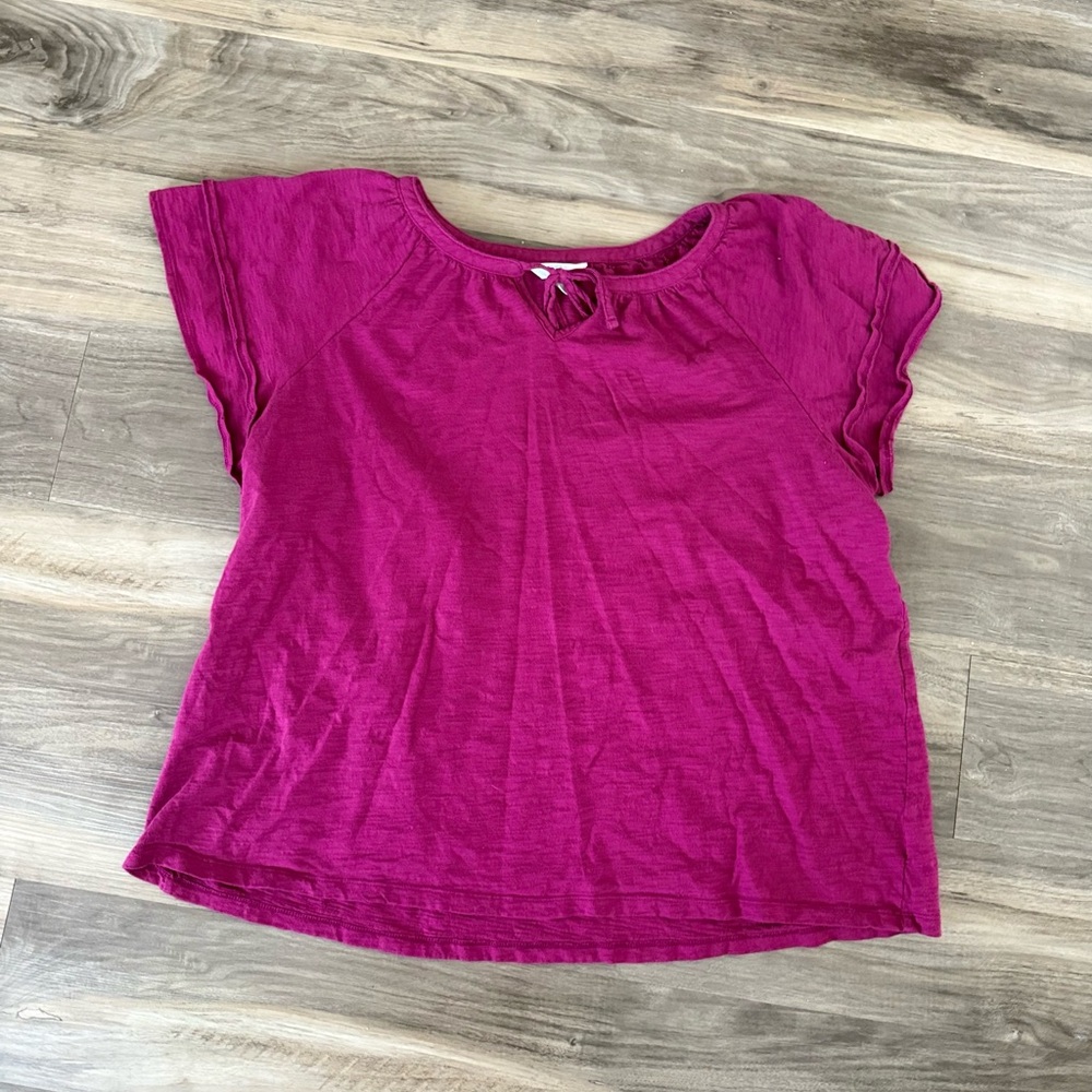 Time and Tru Rich Purple Top